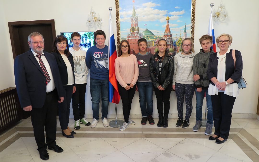 Obisk ruskega veleposlaništva