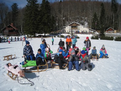 športni dan na snegu